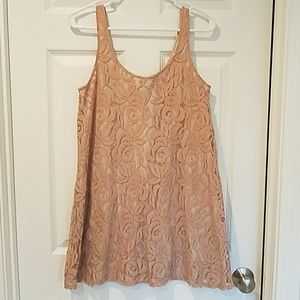 Pink lace bar III dress